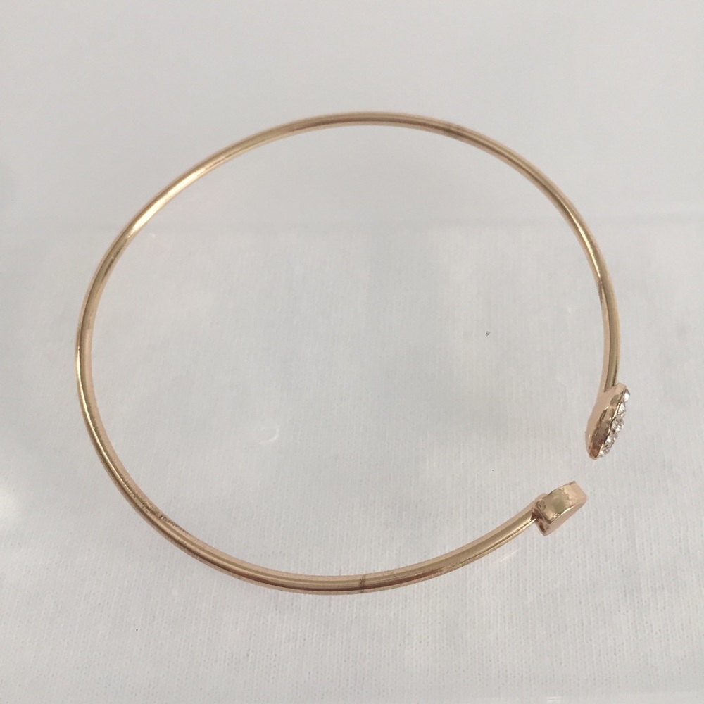 Open Hearts Bangle Bracelet - Picture 4 of 5